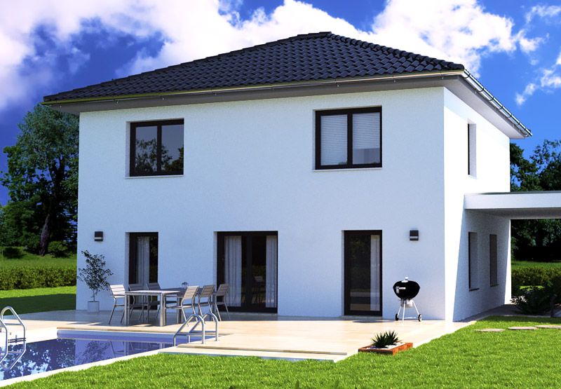 EWA-Stadtvilla Potsdam 143qm Hausbau Berlin Brandenburg Potsdam